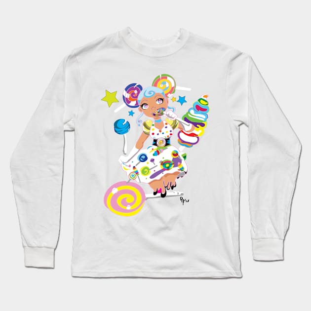 Lolipop Long Sleeve T-Shirt by DripDripPlop